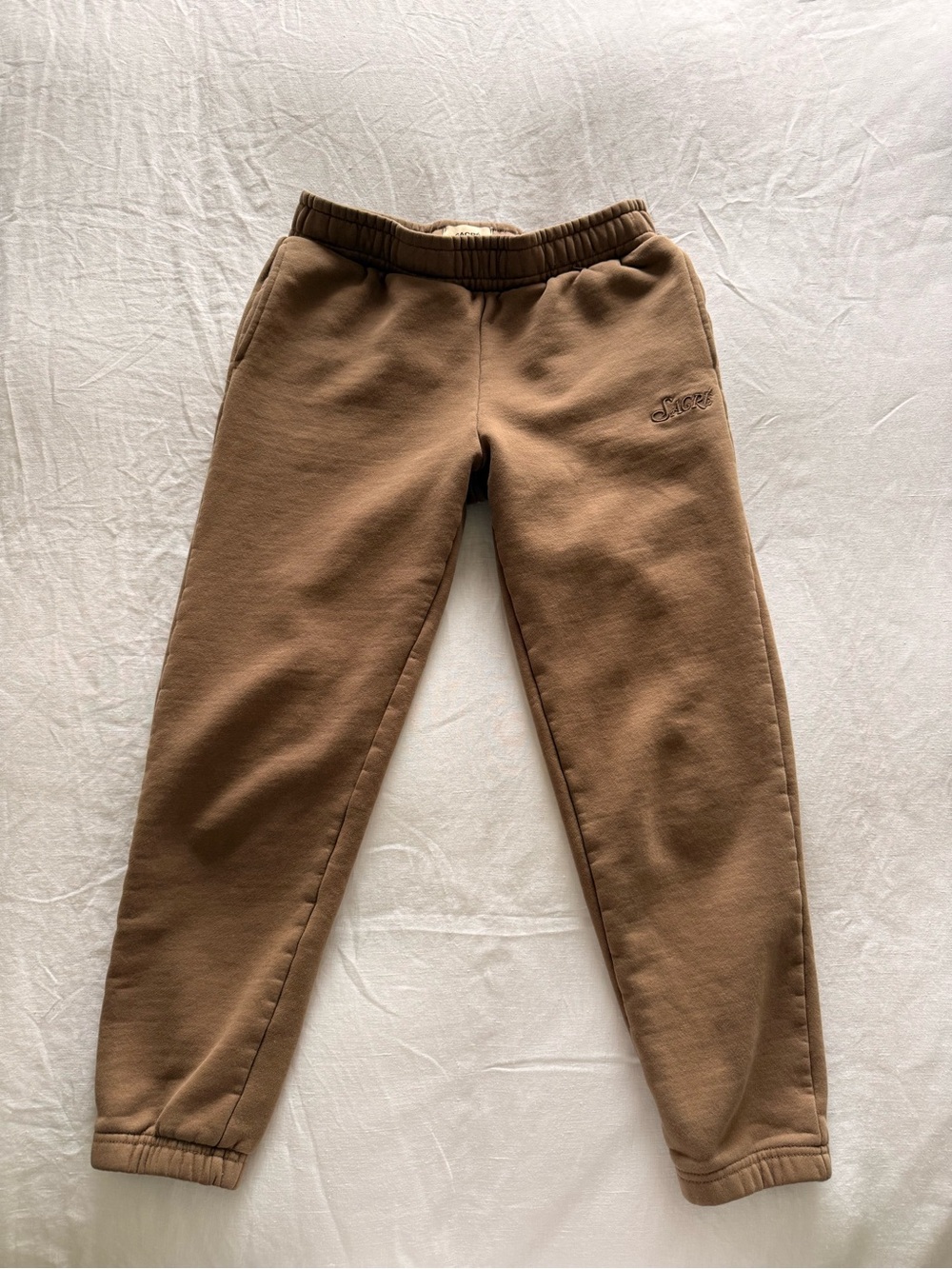 Children's Brown Fleece Jogger Pants